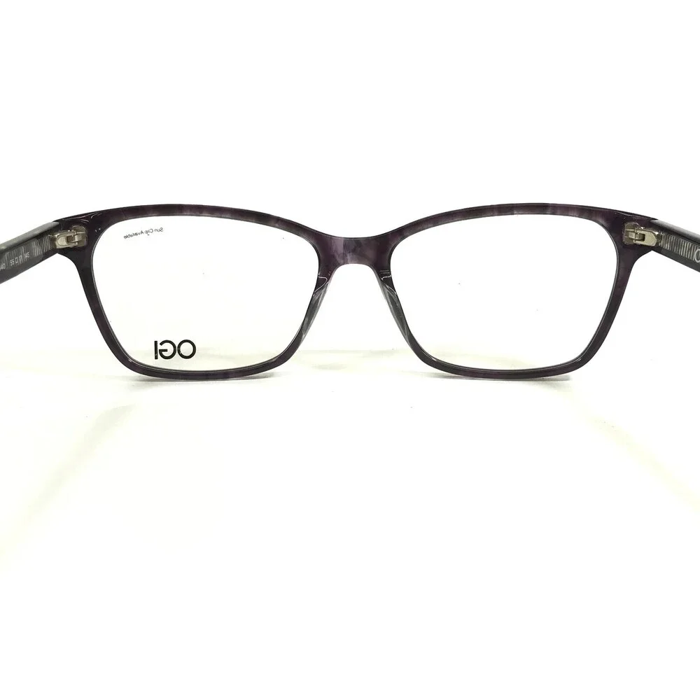 OGI Eyeglasses Frames 3138/2340 EVOLUTION Purple Tortoise Cat Eye 55-17-145